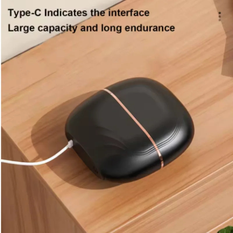 Clevro Cordless Hair Straightener Brush - Wireless Rechargeable Hot Comb
